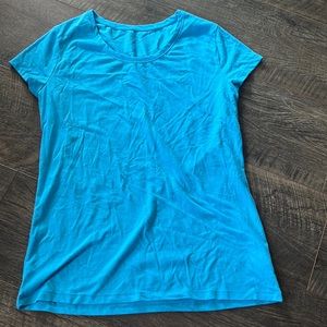 Blue tee